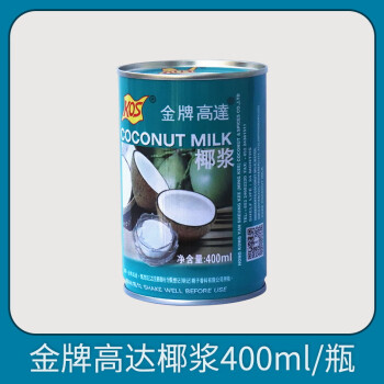 金牌高达椰浆400ml*5罐椰汁西米露原料高达KOS甄想记罐装浓缩椰奶 金牌高达椰浆400ml*1瓶