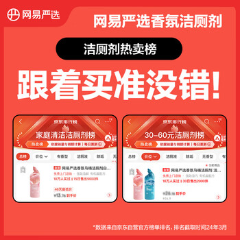 网易严选香氛马桶洁厕灵洁厕液 厕所马桶抑菌去渍去异味盐盐海洋500g*1瓶