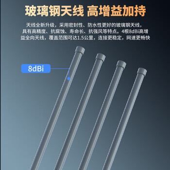 睿因（Wavlink）AERIAL HD9 WiFi6户外路由器AX3000千兆室外桥接大功率无线AP户外直播景区网络全向覆盖WiFi基站