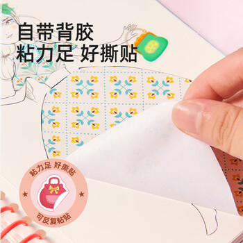 弥鹿（MiDeer）儿童玩具换装幼儿园公主贴纸贴贴画时尚养成手册甜美下午茶儿童生日开学礼物