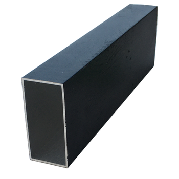 迈恻亦铝合金方管40*20mm哑光磨砂黑色铝合金方管 烤漆平光白色铝方通