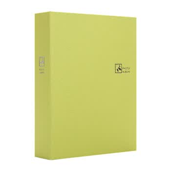 Nakabayashi仲林NCL布艺相册插袋式家庭纪念册5/6/7多尺寸混装收纳册 6寸/7寸果绿混装