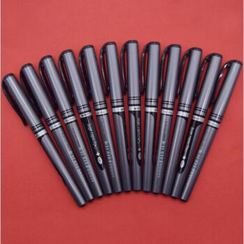 晨光(M&G)文具AGP13604/1.0mm大容量磨砂中性笔签字头粗字水笔练字笔考试商务硬笔书法用 黑色 12支/盒 1盒装 晨光(M&G)文具AGP13604/1.0mm大容量磨砂中性笔签字头粗字水笔练字笔考试商务硬笔书法用 黑色 12支/盒 1盒装