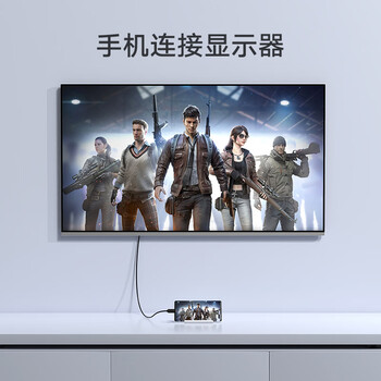 毕亚兹 Micro HDMI转HDMI连接线 4K30Hz 微型HDMI转接头转换线 平板相机连接显示器电视投影仪 5米 黑