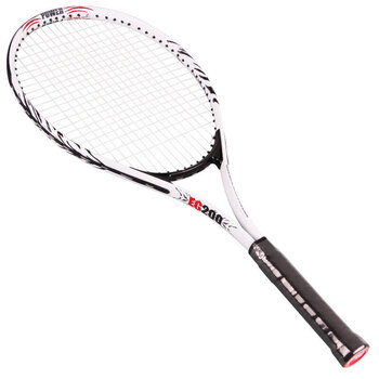 红双喜网球拍附网球训练器带底座手胶拍包男女训练铝合金单拍带线回弹套装EG200-3皓月白