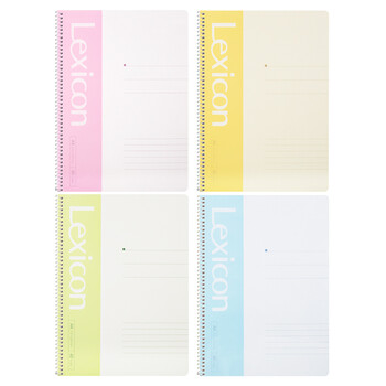 得力（deli）10本A4/60张螺旋装订本记事本软抄本笔记本子 7688-10