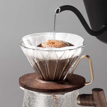 Hero菱镜胡桃木滤杯手冲咖啡过滤器滴滤分享壶日式复古咖啡滤杯 Hero菱镜胡桃木滤杯手冲咖啡过滤器滴滤分享壶日式复古咖啡滤杯