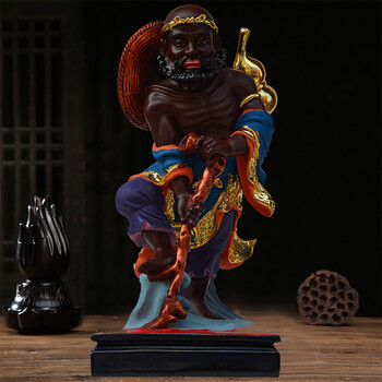 吕洞宾神像八仙过海人物摆件曹国舅张果老何仙姑韩湘子铁拐李佛像 12