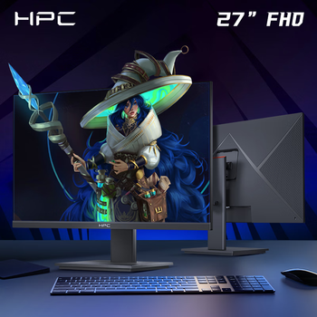 HPC 27英寸 FHD IPS高清电脑屏 100Hz 99%SRGB广色域 可壁挂 微边框 家用办公电脑显示器HH27FI