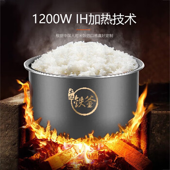 九阳（Joyoung）电压力锅多功能家用IH加热精钢球釜5L 高压锅 一锅双胆 Y-50IHS7