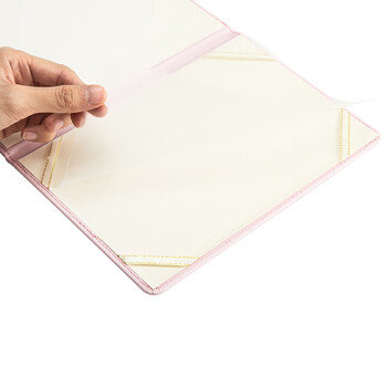 得力（deli)【热门商品】医学出生证明保护套 标准尺寸各地通用 24817 浅粉