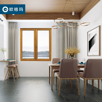 欧格玛木包铝内开窗wa70wa75木包铝平开窗