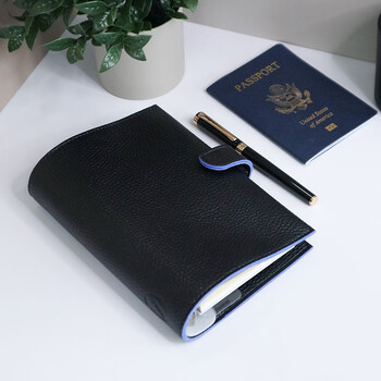 Filofax笔记本英国进口高档活页手帐软皮面简约商务办公会议记录日程礼品礼盒装POP A6黑色029409伴手礼