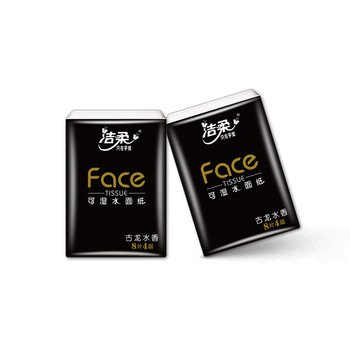 洁柔手帕纸 黑Face4层8片12包*6条纸巾小包72包 高级古龙水香 洁柔手帕纸 黑Face4层8片12包*6条纸巾小包72包 高级古龙水香