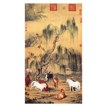 八骏图郎世宁价格报价行情- 京东