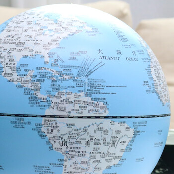 FUNGLOBE地球仪朋宸20cm中号儿童AR学习用音乐铃八音盒充电粉蓝色发光小夜灯益智启蒙小学生触控亮灯居家摆件