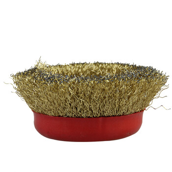 蓝凤凰 碗型钢丝轮100MM型打磨除锈钢丝刷金属打磨轮清洁抛光轮（20个）