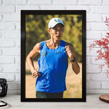 狼天影  大迫杰海报墙贴画osako马拉松田径跑步长跑体育运动员宿舍