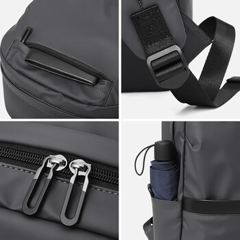 POLO男士双肩包背包男电脑包14/15.6英寸大学生书包出差旅行笔记本