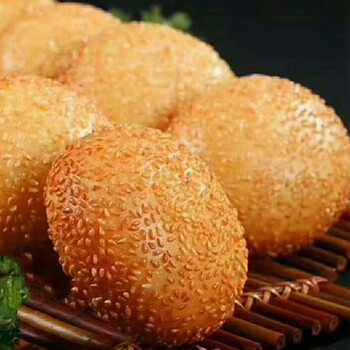 芝麻空心馍油炸夹菜饼夹馍小烧饼速冻半成品饭店点心配菜主食面点