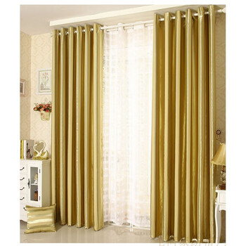 教室窗帘竖条遮光窗帘学校窗帘教室窗帘医院窗帘办公室窗帘定制 黄