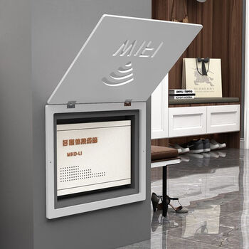 岑桐沁弱电箱装饰盖板 超薄简约弱电箱盖板电表箱外盖装饰箱遮挡wifi