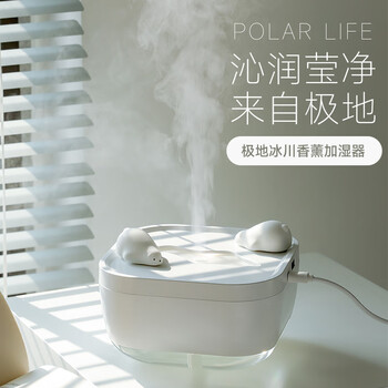 极地物种 冰川加湿器小型家用卧室桌面香薰加湿机 香氛套装Z1