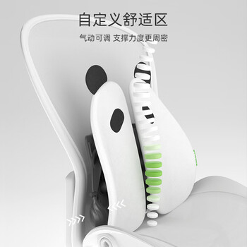 米乔（minicute）腰靠垫人体工学座椅子靠背办公室汽车学生坐垫呵护腰托枕腰部支撑