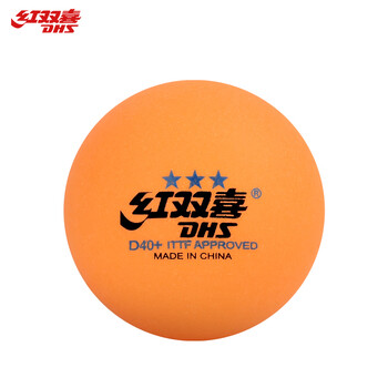 红双喜 赛顶40+三星黄3星乒乓球ABS新材料有缝球黄色(10只装) 红双喜 赛顶40+三星黄3星乒乓球ABS新材料有缝球黄色(10只装)