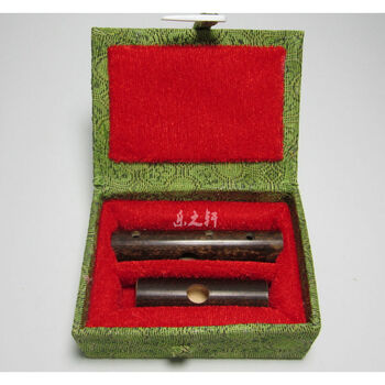 口笛民族乐器紫竹白竹五孔口笛口袋小短笛可模仿森林鸟紫竹套笛盒子