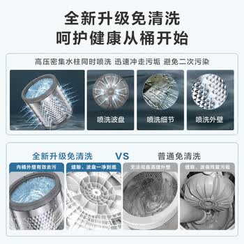 小天鹅（LittleSwan）波轮洗衣机全自动 8公斤大容量 免清洗内桶 专业除螨 宿舍 租房神器 TB80V23H