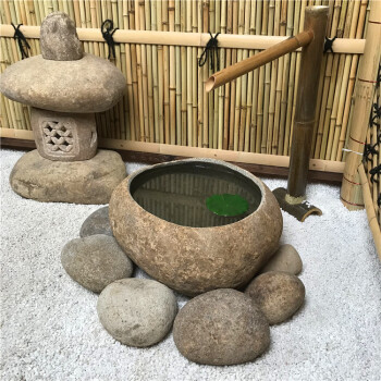【信楽焼】緑ビードロ　　水鉢　大　直径40cm