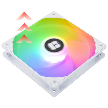 利民（thermalright）TL-C12RW-S V2白色argb12cm机箱风扇反转反出风 风扇 幻彩风扇ARGB 4PIN PWM调速风扇