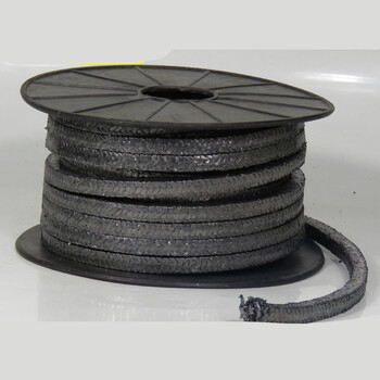 定制高压纯石墨盘根柔性密封加金属镍丝填料盘根绳耐磨耐高温阀门水泵