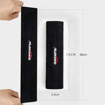 曼迪卡威（Mdikawe）运动发带男女吸汗头带止汗带跑步导汗带篮球防汗戴束头箍单只灰色