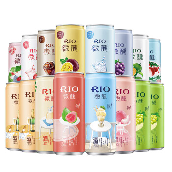 锐澳（RIO）预调 鸡尾酒 果酒 微醺 系列 3度 混合装 330ml*16罐(14口味) 