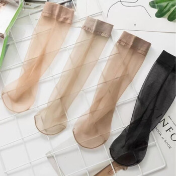 珂纷华川严选10双超薄短丝袜脚尖透明透气隐形无痕夏季女款肉色短袜咖