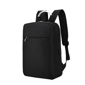 包男士新款商务电脑双肩包usb出差笔记本电脑背包男大学生书包黑色