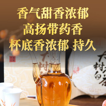 下关沱茶 茶叶白茶月光白2023年大树老白茶铁饼 300g/饼 五年陈原料