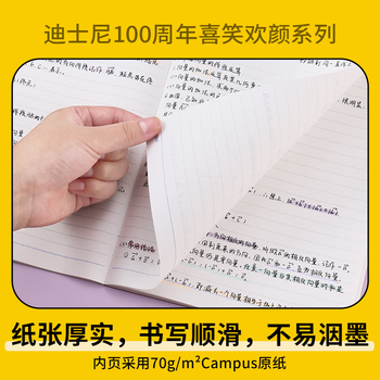 国誉（KOKUYO）WSG-NB6MB54-3 迪士尼皮克斯玩具总动员系列.Campus无线装订本.B5/40页【4本装】