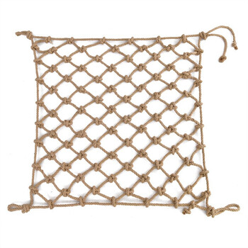 攀爬网子安全防护绳网复古挂墙面棚顶麻绳网吊顶网格装饰网绳子网 4