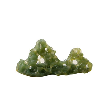 弘梅【全网低价】手工孤品毛笔笔架 中国太湖玉石笔搁笔山 文房四宝书法国画用品