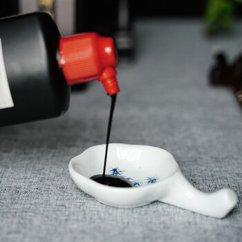 一得阁【全网低价】一得阁墨汁 练习墨汁文房四宝初学者练习书法国画墨汁 500g