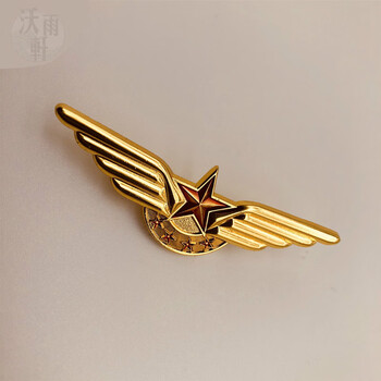 gycc中国民航飞行徽章 金属胸章胸针胸徽 民航学院学员航空纪念章