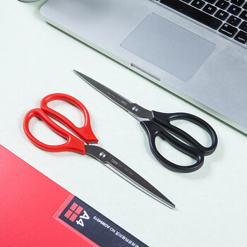 晨光文具ASS91468经典办公家用学生手工剪纸 210mm小巧不锈钢剪刀  12把装