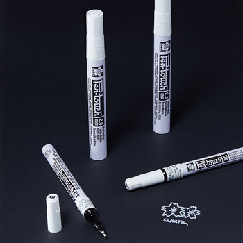 樱花(SAKURA)油漆笔白色1.0mm 签字笔记号笔马克笔高光笔 商务明星签名签到笔防水不掉色补漆手绘涂鸦 樱花(SAKURA)油漆笔白色1.0mm 签字笔记号笔马克笔高光笔 商务明星签名签到笔防水不掉色补漆手绘涂鸦