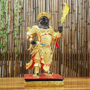 家用摆件关公副将左右护法12寸19寸保平安周将军 19寸48厘米高--周仓