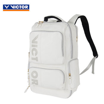威克多（VICTOR）胜利羽毛球包独立鞋仓球拍隔层系列矩形双肩背包BR5013 A（白色）