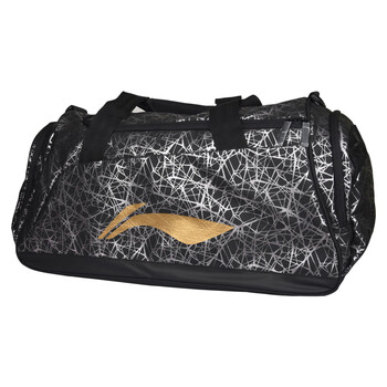 李宁（LI-NING）乒乓球包单肩包国家队多功能大乒乓球运动包ABLT035黑色