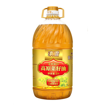 滇雪高原菜籽油5l 非转基因 传统小榨工艺 云南高原油菜籽压榨 食用油